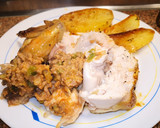 Foto del paso 7 de la receta: Pollo de corral relleno de ternera y verduras🐔