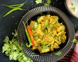 A picture of step 6 of Echore Bhapa (Raw Jackfruit Curry - Bong style).