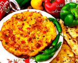 عکس مرحله 4 از دستور "املت پیتزایی" ساده و سریع