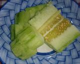 Hình bước làm 1 của món Dưa gang dằm sữa