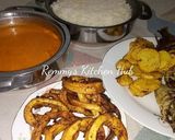 A picture of step 4 of Calamari rings.