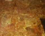 Foto del paso 11 de la receta: Pizza de atún, jamón york, queso rulo de cabra, bacon y cebolla