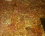 Foto del paso 11 de la receta: Pizza de atún, jamón york, queso rulo de cabra, bacon y cebolla