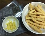 Hình bước làm 2 của món "Cá kèo" chay kho gừng