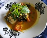 Foto langkah ke 7 dari resep Ikan Patin Bumbu Kuning Kemangi  Pedas.