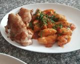 A picture of step 10 of Gnocchi in tomato sauce.