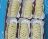 Foto langkah ke 5 dari resep Roti Isi Pisang Coklat & Keju Tanpa Ulen Tanpa Telur.