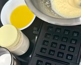 A picture of step 1 of Norwegian Waffle.