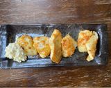 A picture of step 6 of Panko fried pouting.