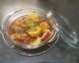 A picture of step 1 of 🥘Arvi Gosht🥘(taro or Colocasia lamb curry).
