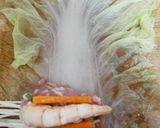 รูปขั้นตอนการทำที่ 2 ของ ผักกาดขาวโรลกุ้งหมูสับน้ำจิ้มสุกี้