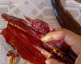 Foto del paso 4 de la receta: Cerdo con salsa guajillo y vegetales salteados