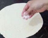 A picture of step 2 of Zig Zag Style Paratha Folding.