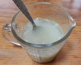 A picture of step 1 of Three Milks Gelatin with Pecans.