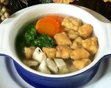 Foto langkah ke 7 dari resep Sup Udang Goreng dan Ayam#ketopad_CP_anekasoup.