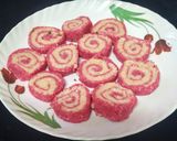 कोकोनट स्विस रोल (Coconut swiss roll recipe in hindi) रेसिपी चरण 8 फोटो