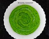 A picture of step 5 of Spinach Hummus.