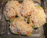 Foto del paso 8 de la receta: Chayotes Rellenos con Arroz blanco y salsa de Champiñones
