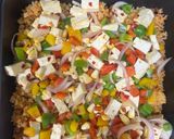 A picture of step 7 of Desi Pizza Rice Delight.