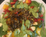 A picture of step 3 of Alkaline Mushroom Salad.