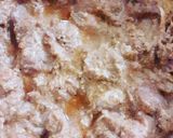 A picture of step 3 of Handi kabab with fried paratha.