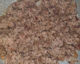 A picture of step 5 of Mutton mince mecroni.