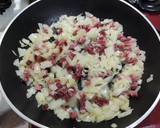Foto del paso 3 de la receta: Guisantes con jamón