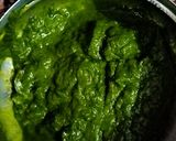 A picture of step 1 of Soya Spinach Pilaf.