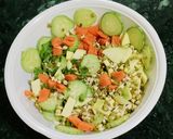 A picture of step 3 of Mung beans Sprouts Salad.