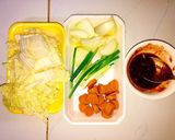 Hình bước làm 1 của món Cơm rang xúc xích Hàn Quốc