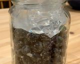 A picture of step 4 of Sloe-boshi (a sacreligious seasonal version of umeboshi).