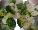 A picture of step 2 of Gobhi Manchurian.