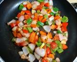 Chicken nuggets pizza recipe step 2 photo