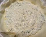 A picture of step 4 of Ricotta, spinach and pancetta pie.
