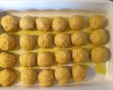 A picture of step 2 of Yellow pea falafel.