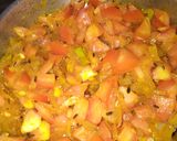 A picture of step 2 of Tomato Sabzi.