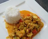 Pas rețetă Curcan (pui) colorat cu sos de curry 3 fotografie