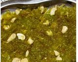 A picture of step 6 of Lauki ki barfi.