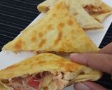 A picture of step 5 of Chicken wrap.
