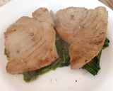 A picture of step 7 of My Grilled Citrus Tuna Steaks with Avocado & Spinach 😘.