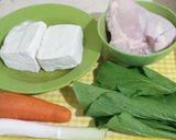 Foto langkah ke 1 dari resep Rolade Tahu Ayam Sayur.