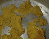 A picture of step 4 of Besan ke Laddu.