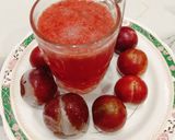 A picture of step 5 of Frozen Plum Refreshing Drink.