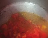 A picture of step 2 of Aloo Baingan.