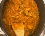 A picture of step 6 of Gobi Manchurian.