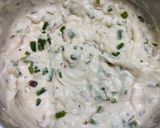 A picture of step 1 of Spiced Urad Moong Dal Vada with Spring Onion.