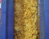 A picture of step 2 of Kunafa Chocolate.