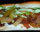 A picture of step 8 of Mike's Prime Rib Po' Boys.