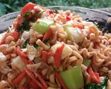 Foto langkah ke 5 dari resep Mie BurungDara Sayur Pedas.