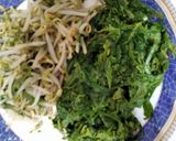 Foto langkah ke 1 dari resep Urap pakis dan tauge.